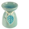 KOMINEK CERAMICZNY olejki zapachowe woski do aromaterapii - LISTEK ZIELONY